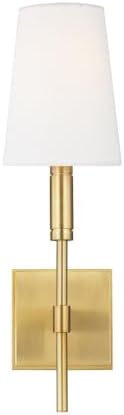 Feiss Beckham Classic - 1 Light Bath Vanity-17 Inches Tall and 5 Inches Wide-Burnished Brass Finish