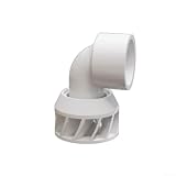Drehbarer Aquarium-Auslauf, Anti-Verstopfungs-Filterdüse, Regenschirm, Durchflussgenerator, Kunststoff, Rücklaufbogen, gerade, 20 mm, 25 mm, 32 mm (Strom 32)