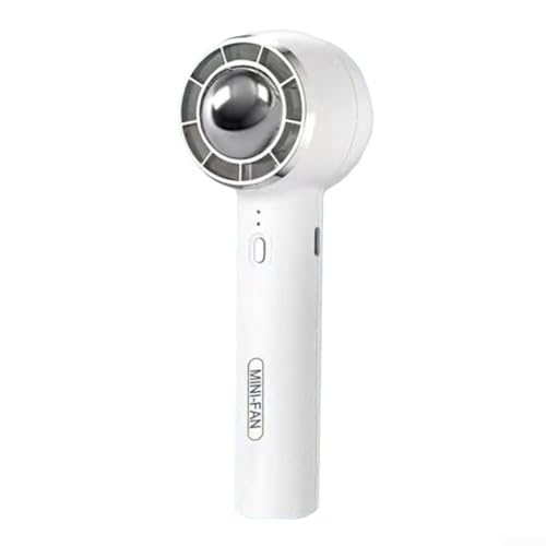 Sumsoctober Ventilador portátil ligero y enfriador de aire recargable por USB con funcionamiento silencioso para oficinas y bibliotecas (blanco)
