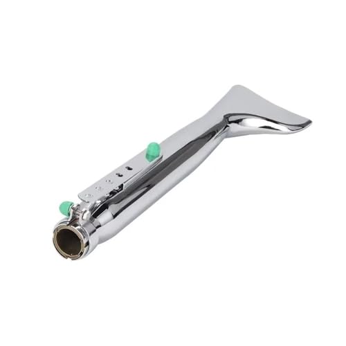 Silencieux d'échappement design queue de poisson argenté universel pour moto bobber - 3