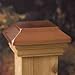 Victoria Copper Plateau Post Cap, 4 x 4-In.