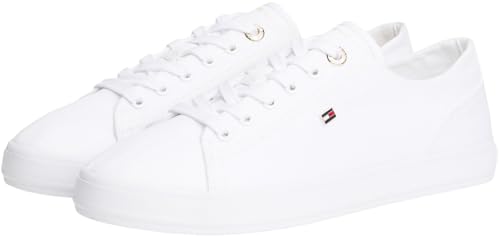 Miniatura 4 de Tommy Hilfiger TH Foxing Sneaker Canvas Fw0fw09170, Parte Superior Baja Mujer