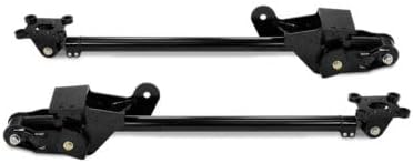 Cognito Motorsports Tubular Series LDG Traction Bar Kit Compatible with 2020-2024 Silverado/Sierra 2500/3500 w/0-4.0-Inch Rear Lift Height, 110-90902