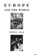 Europe and the World Since 1914 B0007E0FJ0 Book Cover