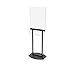 FixtureDisplays® Acrylic Clear Poster Metal Floor Stand 22X28