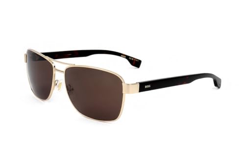 HUGO BOSS Boss 1559/O/S FG4 Brown Gold 60/15/140 Men's Sunglasses, Fg4 Brown Gold, 60/15/140