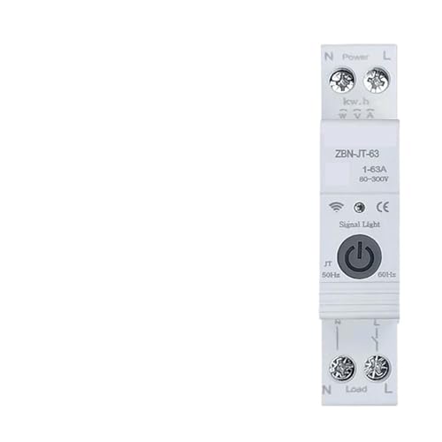Disjoncteur intelligent Tuya 1P+N 63A avec compteur d'énergie et commande par application - 2