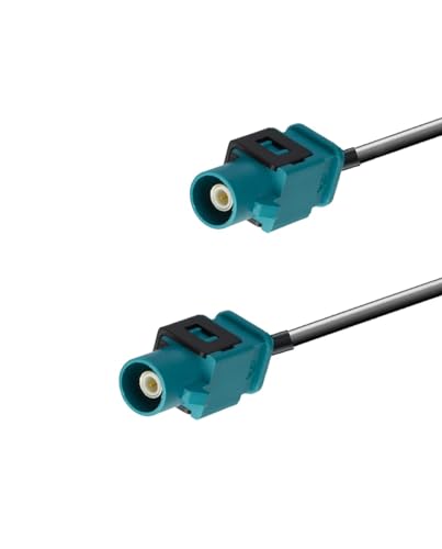 Image of Fakra Z Cable Fakra Z Male to Male Vehicle Aerial Antenna Extension Cable RG174 15CM /6IN for Car Stereo GPS Navigation System Antenna 2PCS
