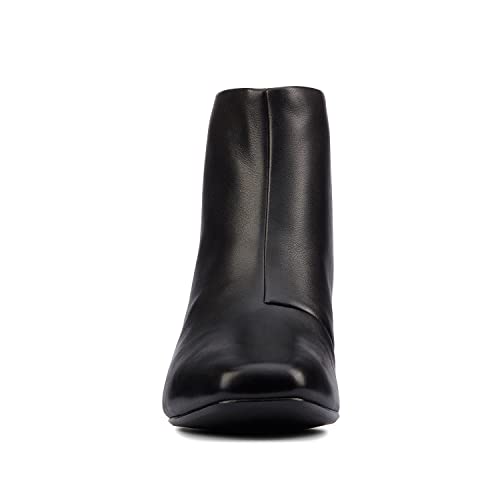 Image of Clarks Women's Sheer55 Zip Black Leather Boot-6.5 UK (26161703