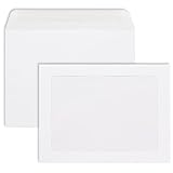 9 x 12 Full Window Booklet Envelopes-Showcase Headshot Clear Window 9x12 Envelope-28 Lb Bright White (55/Box)