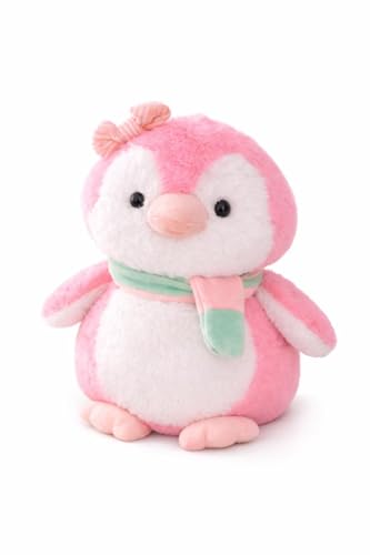 Image of SCOOBA Pink Penguin with Scarf Soft Toys for Kids Babies (Pink Penguin with Scarf)