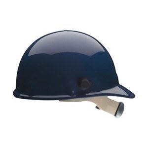 Hard Hat, Front Brim, G/C, Ratchet, Dk Blue