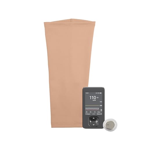 Image of Spoonie Threads TAN Unisex Ultra Support Sleeve 2-Pack, PICC Line Cover, Continuous Glucose, Insulin Monitoring, Infusion, Soft and Sweat-Wicking Arm Band X-LARGE