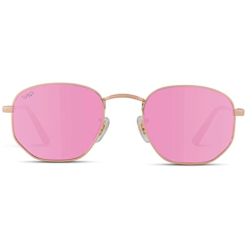 WearMe Pro Polarized Rounded Hexagon Retro Sunglasses2