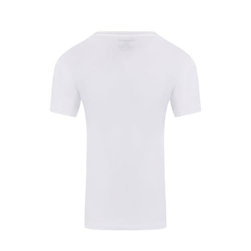 Men's V-Neck Undershirt, Cotton, Sweatproof, White4