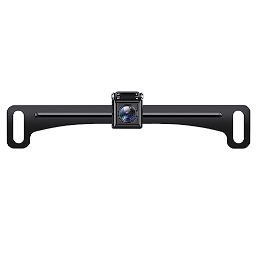 GLK Backup Camera HD Rear View License Plate Backup Camera Reverse Camera for 12V Pickup Truck Car SUV,with Night Vision Wide Angle IP69K Waterproof, Full Metal Housing