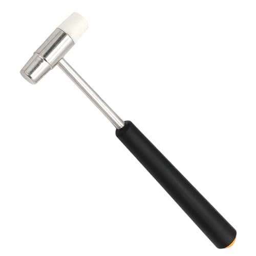 Marteau de bijoutier double tête avec manche, mini maillet métal plastique pour réparation de montres, bijoux, artisanat, instruments de musique