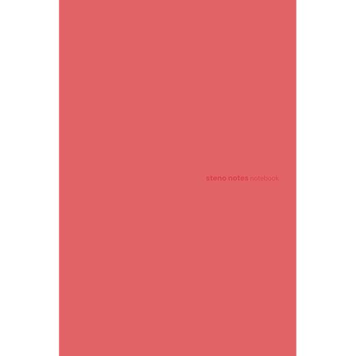 Steno Notes Notebook 120 pages 6x9 inch