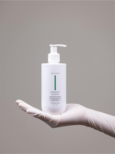 Image of Ceuticoz Keramote Moisturizing Shampoo | For Dry & Frizzy Hair | Hydrates, repairs & softens | Fission Hair Moisture & Aloe Vera | All Hair Types | 200ml | Hydrates, repairs & softens, Fission Hair Moisture & Aloe Vera, All Hair Types