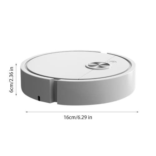 Robot Vacuum, Intelligent Sweeping Robot 3-in-1 Vacuum Cleaner, Mini Cleaning Automatic Cleaner for Hard Floors