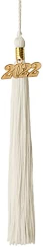 Class Act Graduation Graduation Tassel - Gold Charm - 1 Color, 2022, Ivory