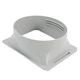 Klimatyzator łącznik Węża Wydechowego Złącze Przewodu Wydechowego Gauge Uniwersalny Adapter Płaskich Ust Zgodnie z Ruchem Wskazówek Zegara Płyta Uszczelniająca Opryskiwacz Nawadnianie