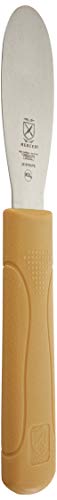 Image of Mercer Culinary Millennia Plain Edge Spreader, 3.5 Inch Blade, Peanut Butter Color Handle