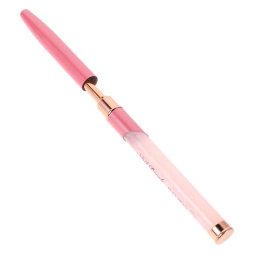 FIXOSHEE Pinceles para Decoración de Uñas con Punta Plana y Tapa Protectora Herramienta Versátil para Manicura Profesional y Uso Doméstico Diseño para Dibujo Fino y Punteado