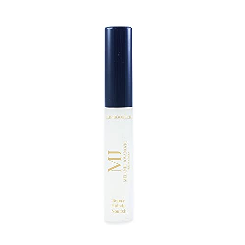 Lip Booster Clear | Contains Hyaluronic Acid, Collagen and Oligopeptides | Lip Gloss Repairs and Smooths | For everyday Use | Nourishes and Hydrates Lips | Mela Beauty Studio Professional Makeup