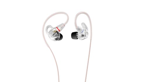 Sony IER-M500 Wired in-Ear Monitor Earphones, for Professional & Live Performances, Strong Noise Isolation, Secure & Comfortable Fit, Clear