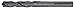 Cle-Line C20688 Silver and Deming Reduced Shank Drill, High Speed Steel, Steam Oxide Finish, Reduced Flatted Shank, 118-Degree Radial Point, 25/32" Drill Diameter