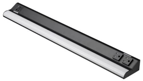 American Lighting UCR-5CCT-24-BK - Under Cabinet Lighting 24 Inch LED Black Fixture Courant with Two...