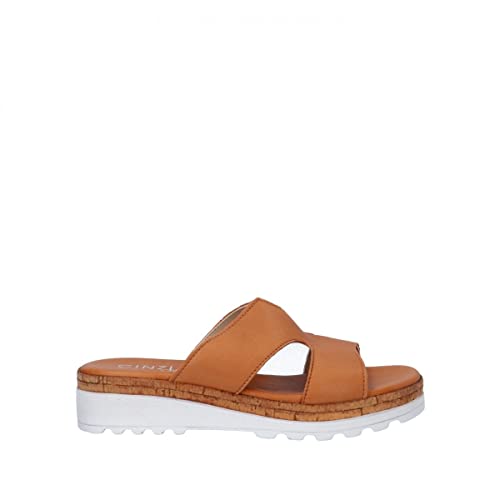 Sandales femme noir Cinzia Soft en cuir pour vos balades d'été et sorties