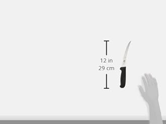 Victorinox 6 Inch Curved Fibrox Pro Boning Knife with Semi-stiff Blade