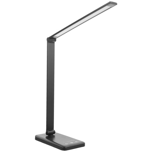SEWOART ámpara De Escritorio LED Plegable Con Control Táctil Protección Ocular 5 Modos De Iluminación ámpara De Mesa Para Estudio Uso En Casa o Oficina USB