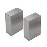 Nakkaa 2Pcs 123 Blocks Matched Pair Ultra Precision 0.0002' Machinist 1'x2'x3'-No Hole