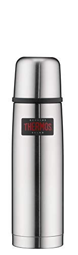 THERMOS Termo Ligero y Compacto de Acero Inoxidable Mate, Acero Inoxidable, Acero Inoxidable, 0,5 litros