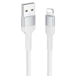 OBNIARAI iPhone Charger Cable 1M MFi Certified Lightning Cable iPhone Charging Lead Nylon Braided Fast USB to Lightning Cable Charger for iPhone 14 13 12 11 Pro Max XS XR X 8 7 6 6s Plus SE, iPad