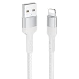 Baileku Cavo iPhone 2M Cavo Lightning USB Certificato MFi Filo Caricatore iPhone Carica Rapida Nylon Cavetto Ricarica Caricabatterie per iPhone 14 13 12 11 Pro Max Mini XS XR X 8 7 6 6s Plus SE, iPad