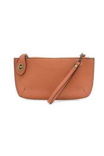 Image of Joy Susan Women's Fashion Purse Mini Crossbody Wristlet Clutch Hand Bag - Peach