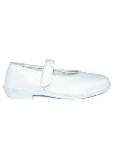 Image of AJANTA School Shoes for Girls | Lightweight & Wahsable | Velcro Closure for Quick Wear | Padded Insole for Comfort | Slip Resistance for Firm Grip