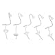 Ohrpass Hörgeräteschläuche Schlauch, 5pcs Soundverstärker Erhöhen Sie die Lautstärke Sound Ersatzrohr transparent L (Linkes Ohr 2BL)