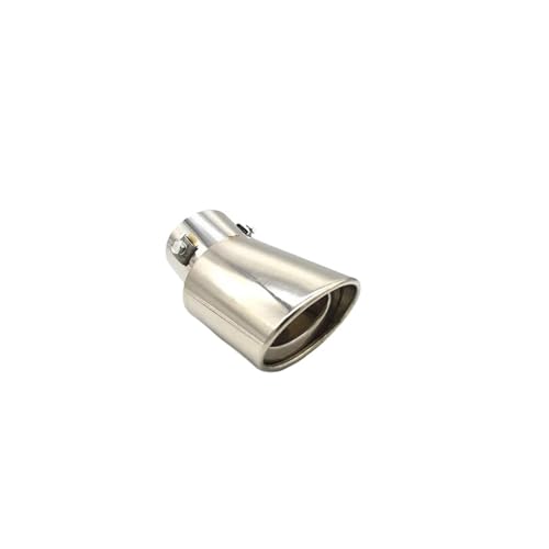 Embout d'échappement universel en acier inoxydable chromé éclatant pour VW