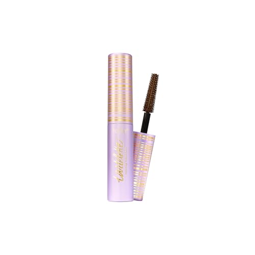 tarte tartelette tubing mascara – Lash Extensions in a Tube, Easy-to-Remove Eye Makeup, Clinically Proven to Volumize & Curl, 24Hr Smudge-Proof Longwear, Vegan & Cruelty-Free, travel size, brown