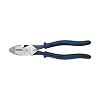 Klein Tools J213-9NE Side Cutter Linemans Pliers, Made in USA, High Leverage, 9-Inch, Streamlined Design, Color Coded