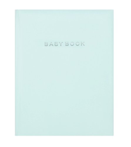 Image of CR Gibson Memory Book to Record Baby's First Five Years, Blue Leather,