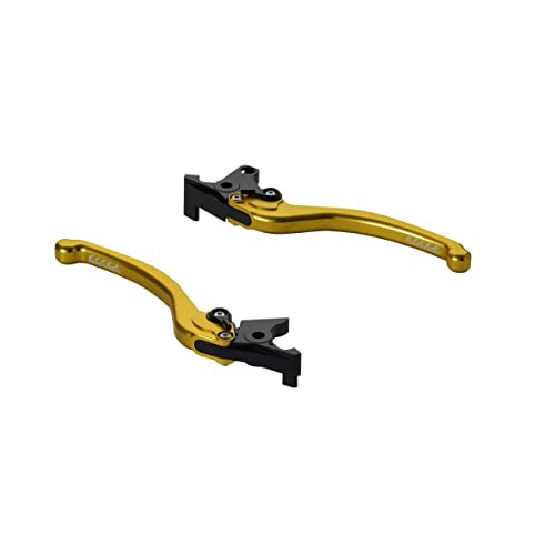 エフェックス スムースフィットレバー ゴールド TRACER9 GT/MT-09/SP ブレーキ/クラッチレバーセット EAL038G