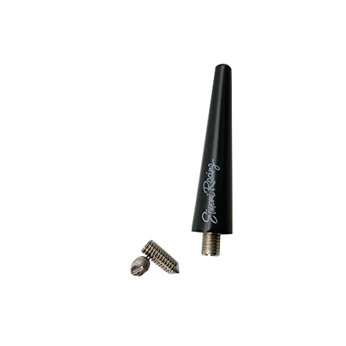 Lunghezza 6 cm Simoni Racing ASR/03N Antenna Short Universale, Nero