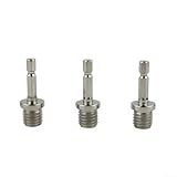 3 x Metall-Bohrfutter-Adapter, Verbindungsstange, 1/4-Zoll-Sechskant für M14-Polierscheibe, Elektrowerkzeug mit 6 mm Schaftdurchmesser für Bohrerverlängerung