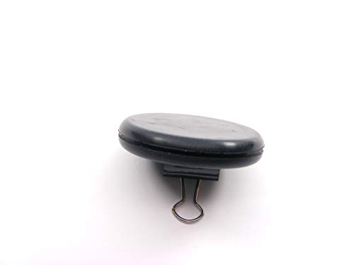 Image of Rubber Plug - Fits 1 1 /2 inch Opening in 1 /16 inch Thick Panel -Grommet Without A Hole Solid Flush Plug Seals Opening in Panels - Provides Finished Appearance on Both Sides of Panel (2 Pack)